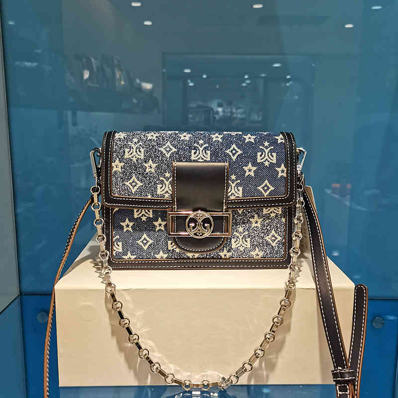 

Ladies Fashion Luxury Brand Tide Bag Wholesale Chain Small, Blue