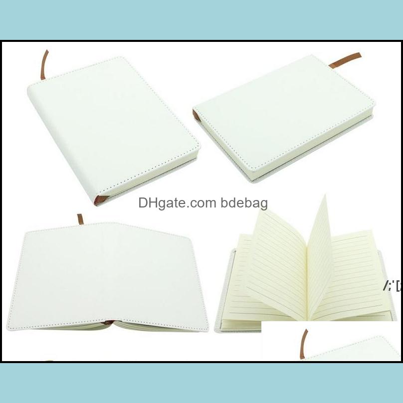 

Notepads Notes Office School Supplies Business Industrial Sublimation Blanks A4 A5 A6 White Journal Notebooks Pu Leather Er Heat Transfer