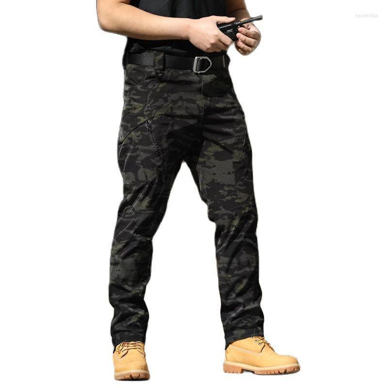 

Men's Pants Thin Special Forces Training Outdoor Elastic Overalls Loose Soft Shell Assault Waterproof Tactical T-shirtMen's Naom22, T03