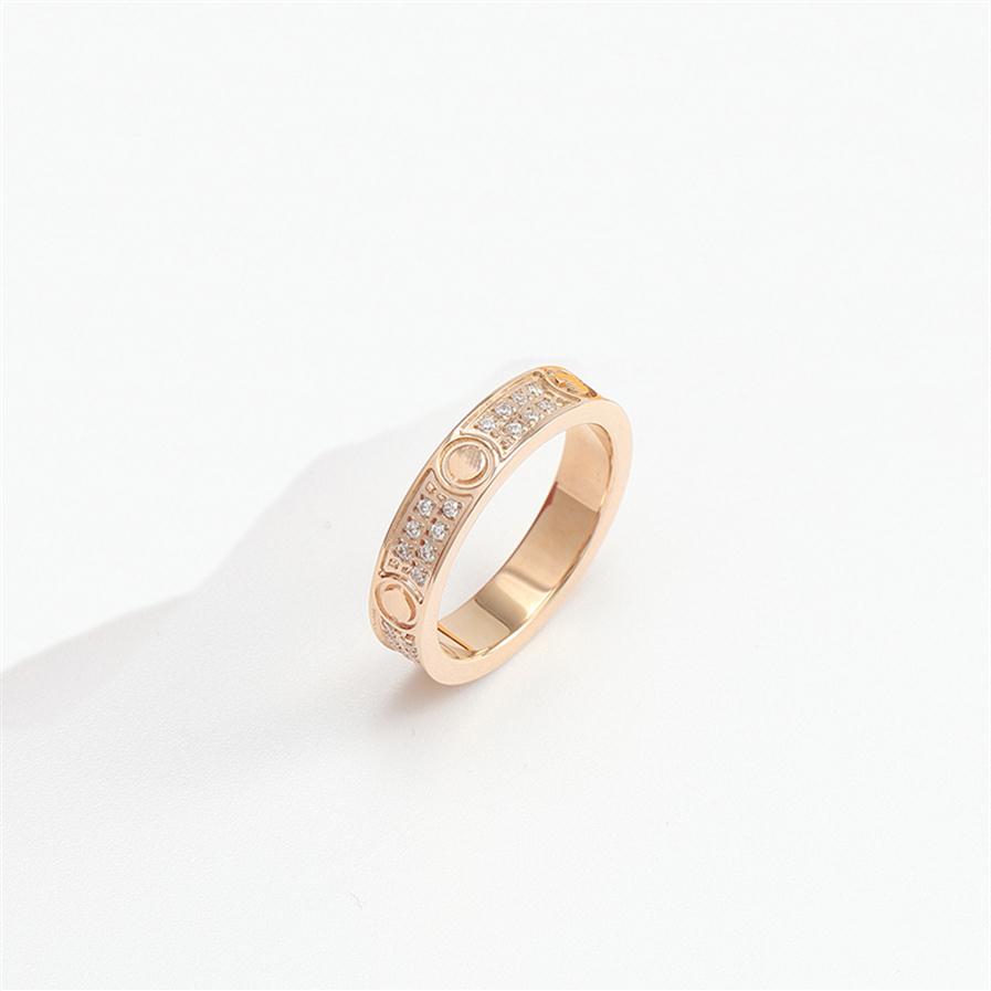 

Women Men Designer Rings Screw Ring Party Wedding Couple Gift Loves Fashion Luxury Carti with box hg256c