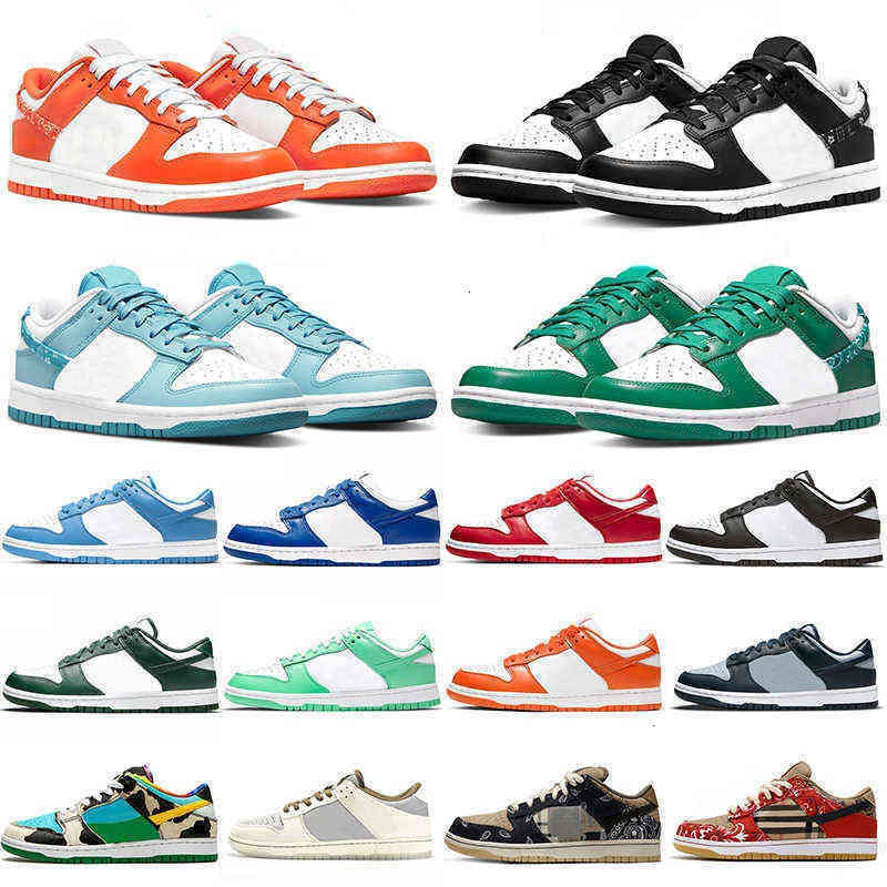 

Newest Men Dress Shoes Panda Triple White Black Paisley Kentucky University Blue Coast Vintage Varsity Green Mummy Grey Fog Mens Women, Barber shop black 36-45