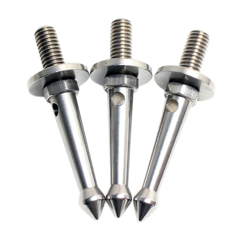 

Tripods 3Pcs Stainless 3/8 Inch Tripod Foot Spikes For Softer Looser Terrain Gitzo/Manfrotto/Siri/Benro Etc.TripodTripods