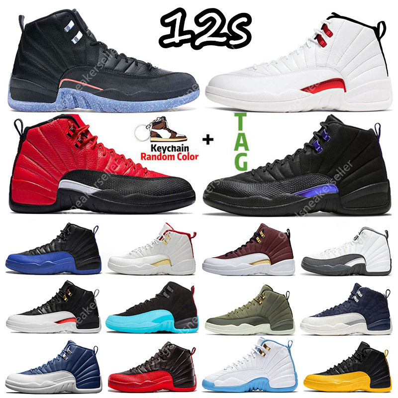 

Top Quality 12 12s Mens Basketball Shoes Sneakers XII Twist royalty utility University Gold Flu Game Indigo Dark Concor FIBA Gym Red Ou Smfh, 15