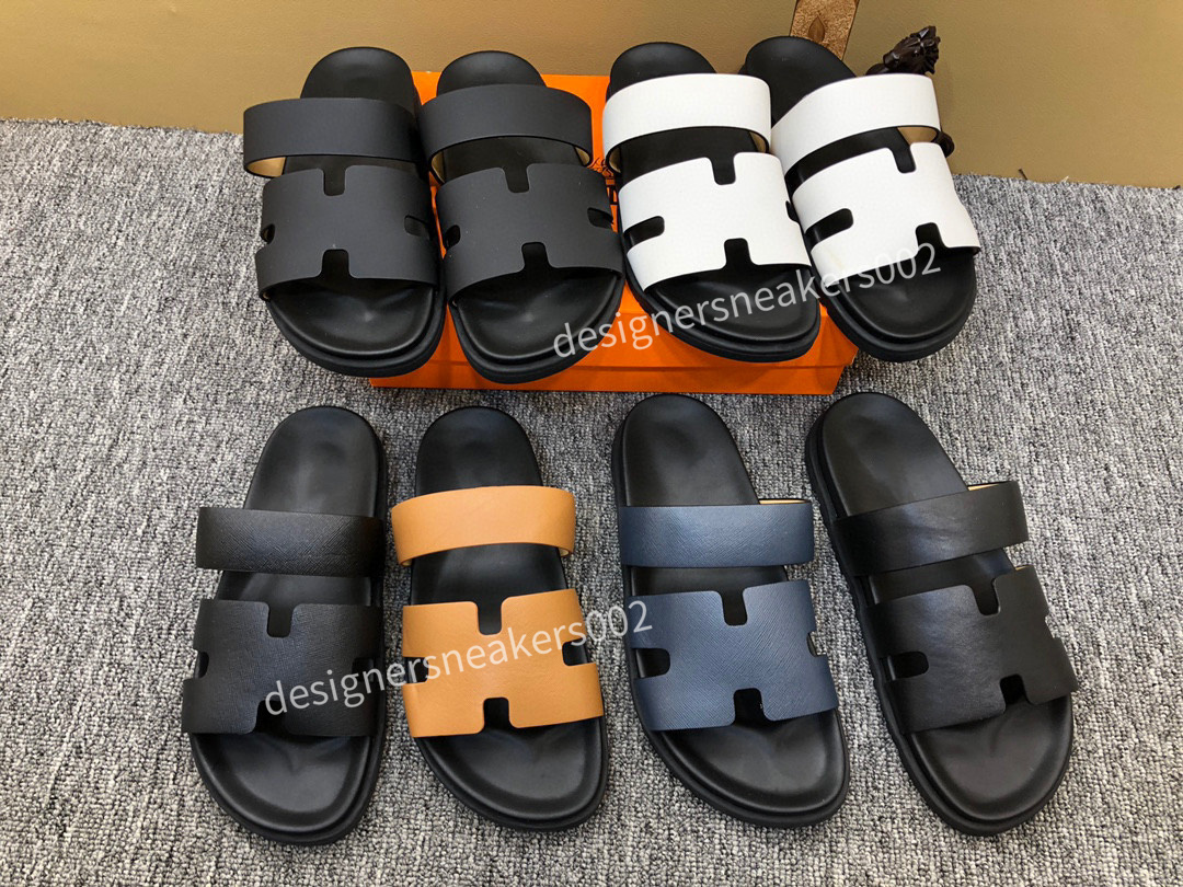 

Newest men women fashion slippers luxury slides summer flat slipper trendy leather rubber sandal ymxy210706, 01