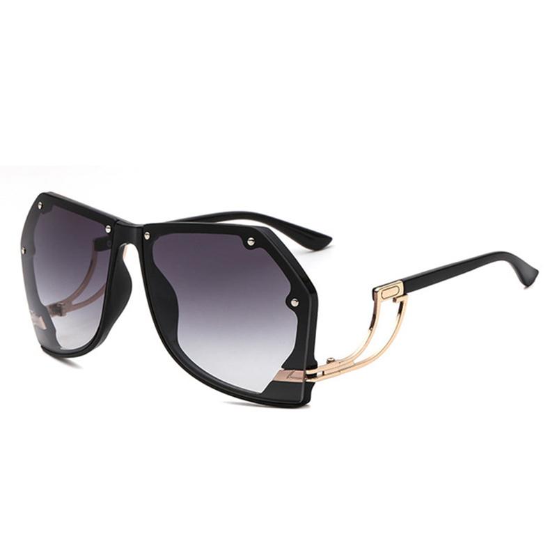 

Sunglasses Irregular Fashion Polygonal Women Blue Pink Retro Gradient Ocean Tinted Color Lens Unique Frame Wholesale