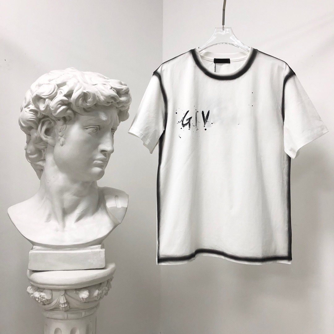 

2022 Men's Plus Tees & Polos summer cotton T-shirt round neck printed pocket short sleeve oversized us eu size w43r