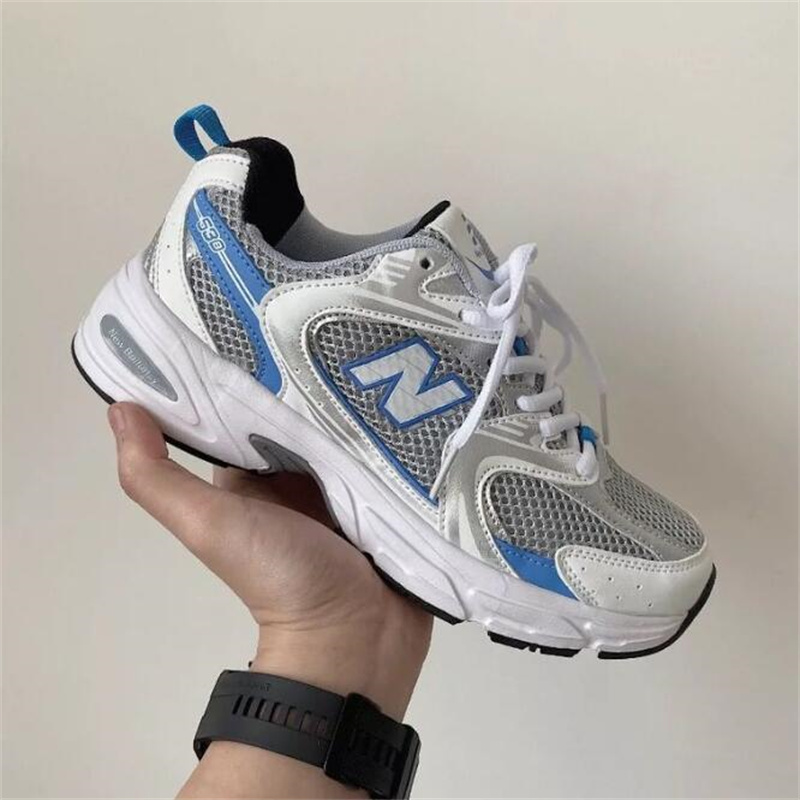 

2022 New Women 530 Sneakers Dad Chunky Sneakers Mesh Casual Shoes Autumn Reflective Comfortable Breathable White Flats Female Plat4077286, 01