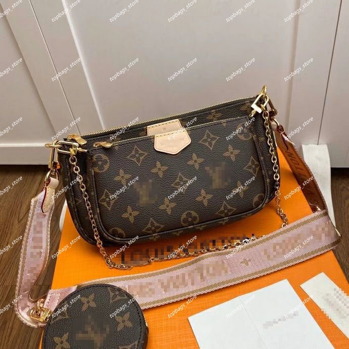 

GGs LVs YSLs louiseity viutonity VUTTONS Luxurys Designers Fashion Bag M44840 Multi Pochette Accessories Totes Handbags Rose Clair Mahjong Cross Body Shoulder bag, Customize