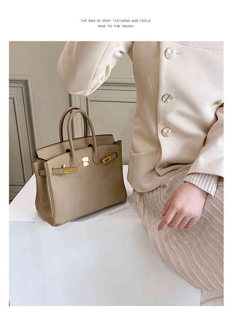 

Tote Bag Birks Purse Leather Designer Pattern Brand Handbag French Women Genuine Paul Litchi Wedding Luxury Women'sHers mees GAPO