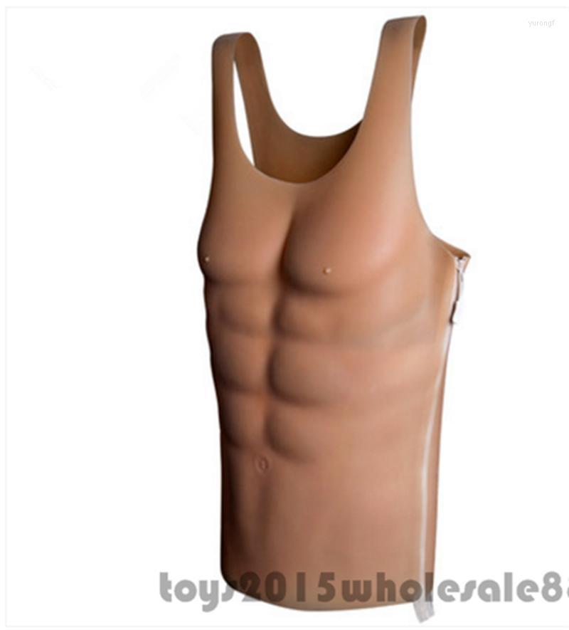 

Men's Body Shapers Hunk Chest Muscle For Boxing Training Man Silicone Fake Pecloralis Cosplay