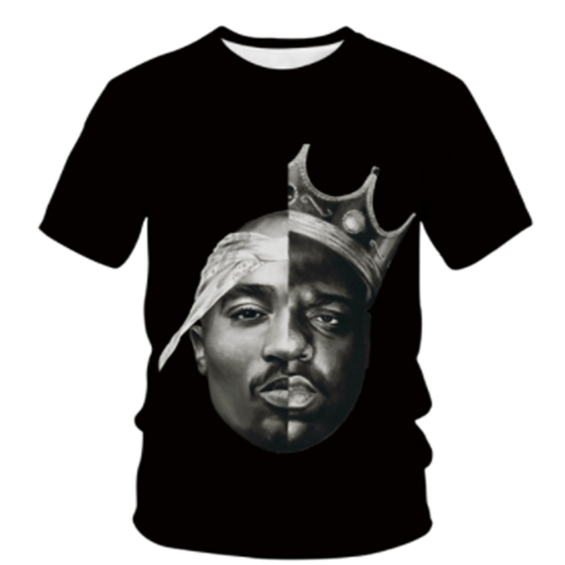 

Men's Punk Motorcycle T-shirt Summer Casual Vintage Hip-Hop 3d Gentleman Shirt, 004