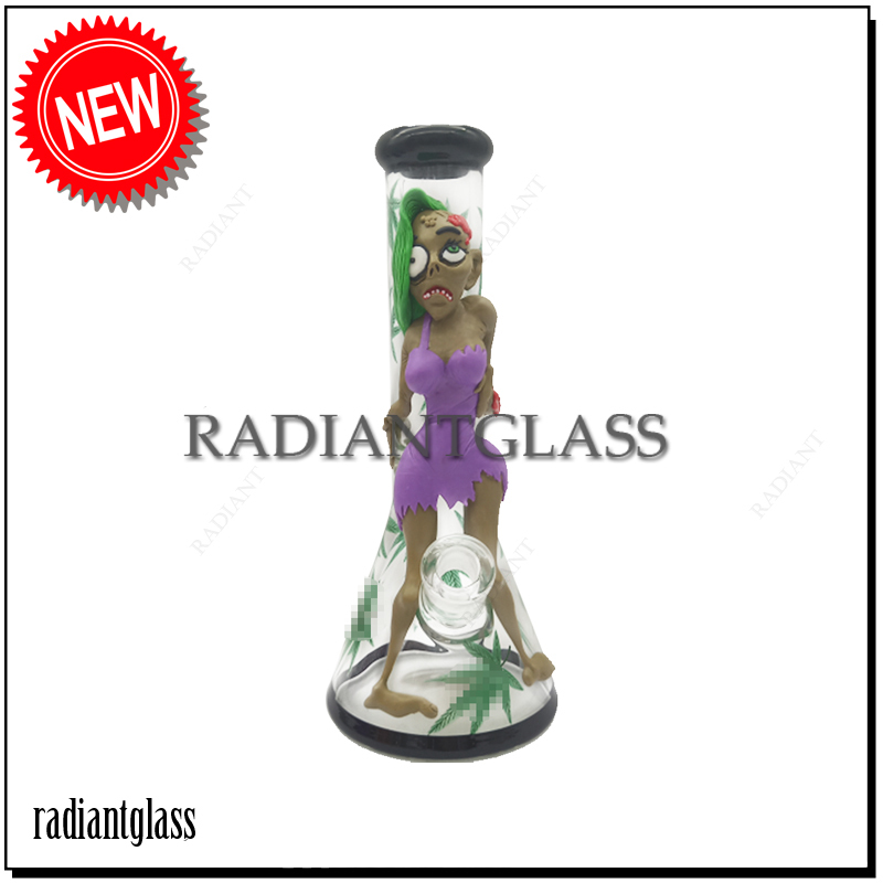 

Exquisite Hookah 3D Ice Pinch Beaker Bong Heady Glass Bongs with Diffused Downstem For Home