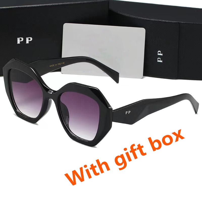 

2022 Fashion Designer Sunglasses Classic Eyeglasses Goggle Outdoor Beach Sun Glasses For Man Woman 6 Color Optional Triangular signature With Gift Box