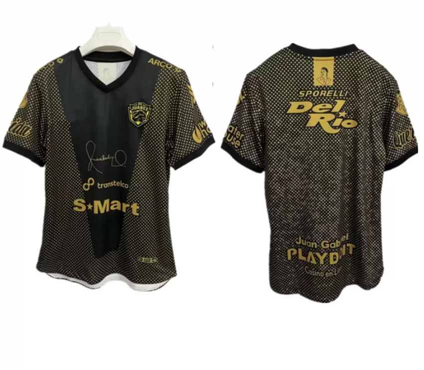 

22 23 LIGA MX Juarez FC Soccer jersey 2022 Home green Short sleeve Soccer Shirts Away black Maillot de foot Football uniforms