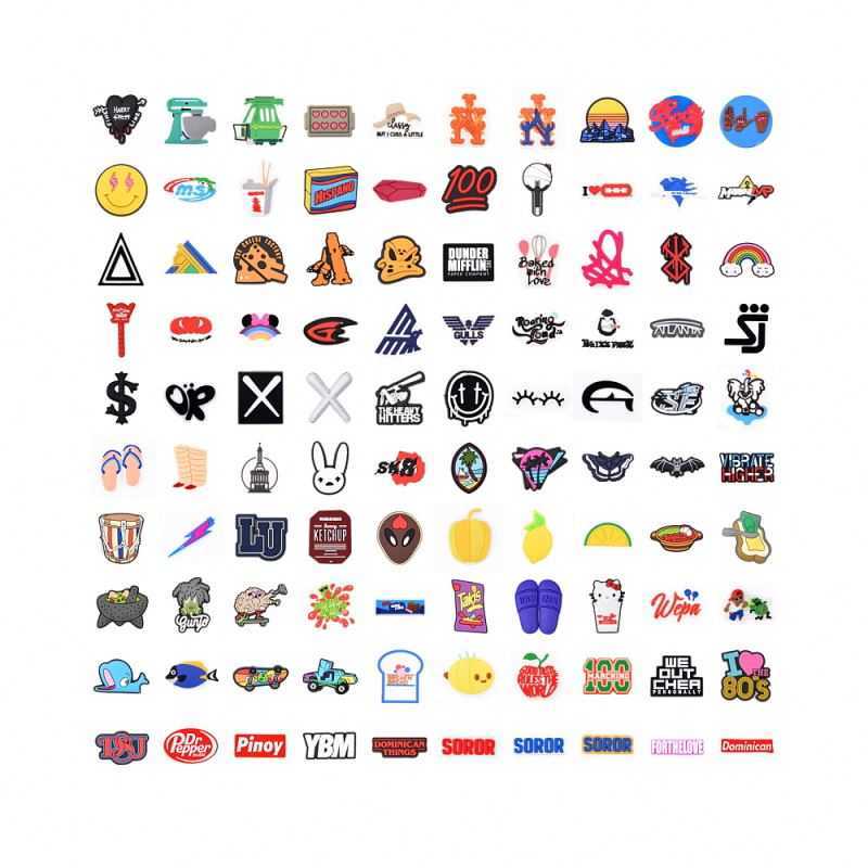 

Wholesale Shoe Decoration Accessories PVC Designer clog Shoe Charm