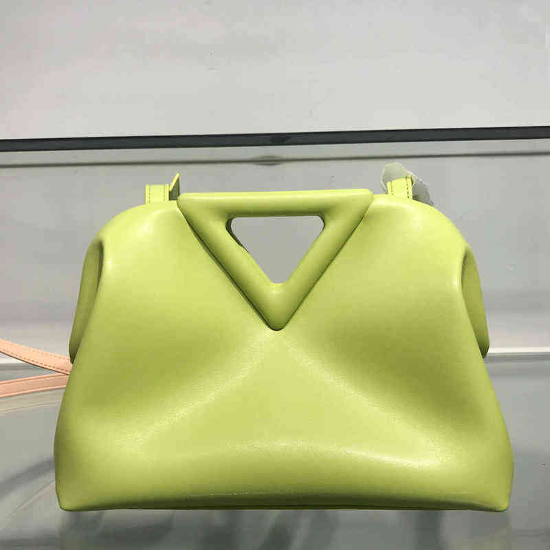 

Fashion Luxury Handbags Triangle Tote Bag Women Candy Color Bags Menger Designer Women's Shoulder Ladies, Blue