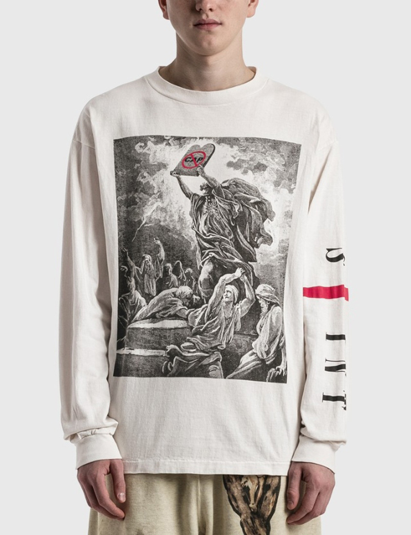 

22FW Spring Summer USA Collaborate No Cap T shirt Tee High Quality Simple Design Long Sleeve Logo Women Mens Fashion Tshirts, White