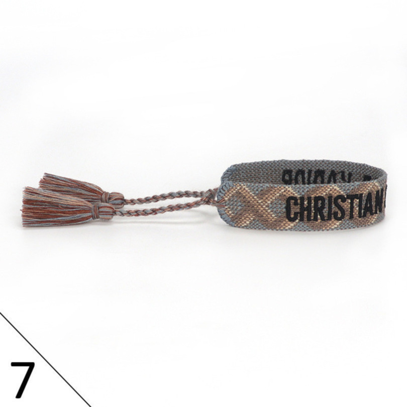 

Luxury Brand Braided Bracelet Adjustable Woven Friendship Bangle for Womens Mens Designer Letter Embroidery Rope Bracelets Jewelry Gift Code 0-19 3pu0