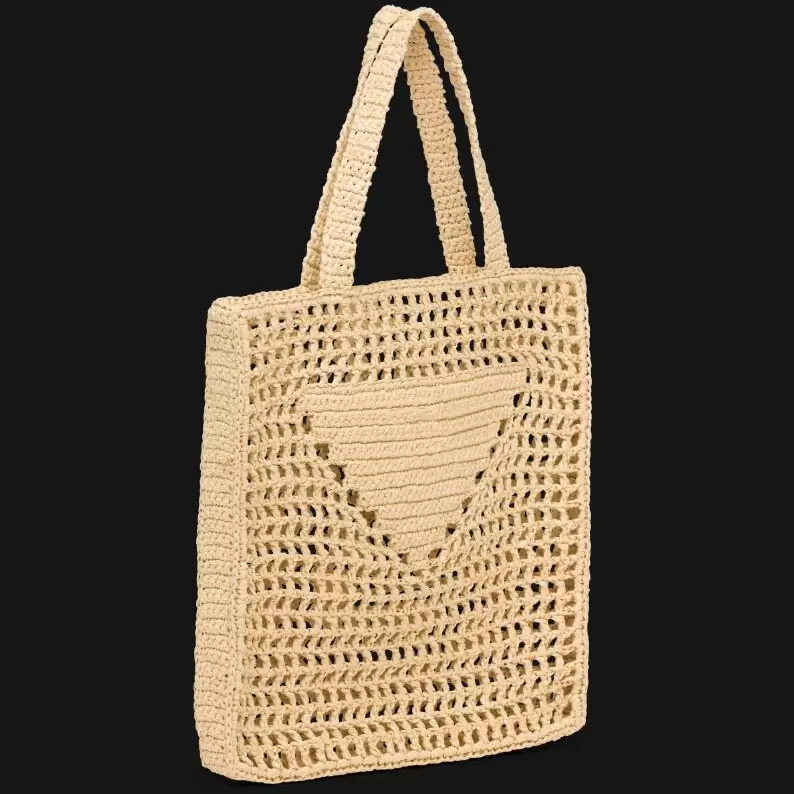 

Designers Girls Fiber Straw Woven Shopping Bags P Fashion Student Portable Travel High Quality High-capacity Handbag Candy colors Ladies Bucket Bags S42203