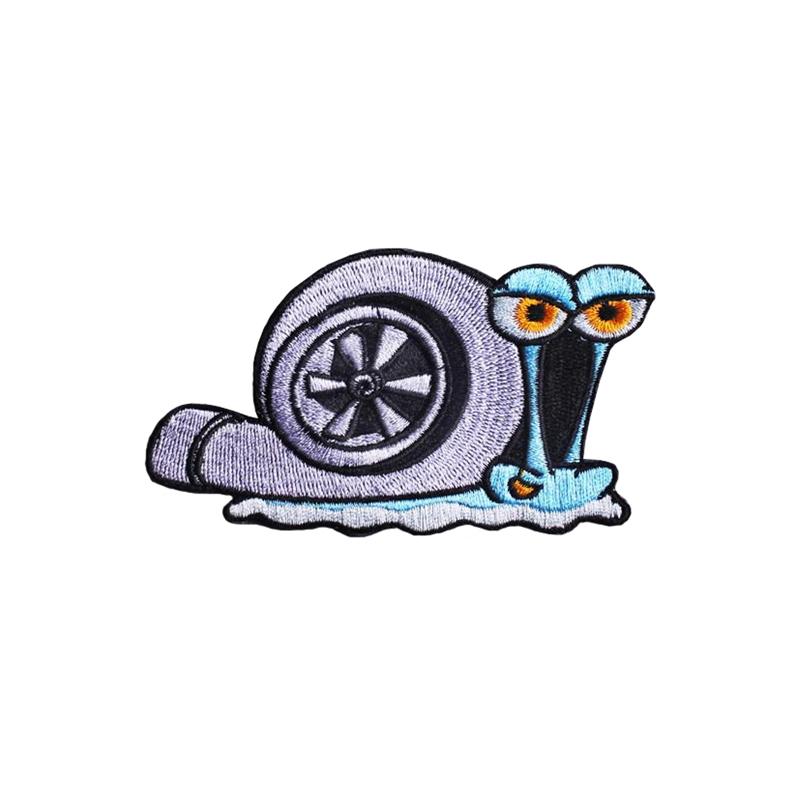 

Cartoon Snails Sewing Notions Embroidery Patches Iron On For Clothing Shirts Bags DIY Custom Patch