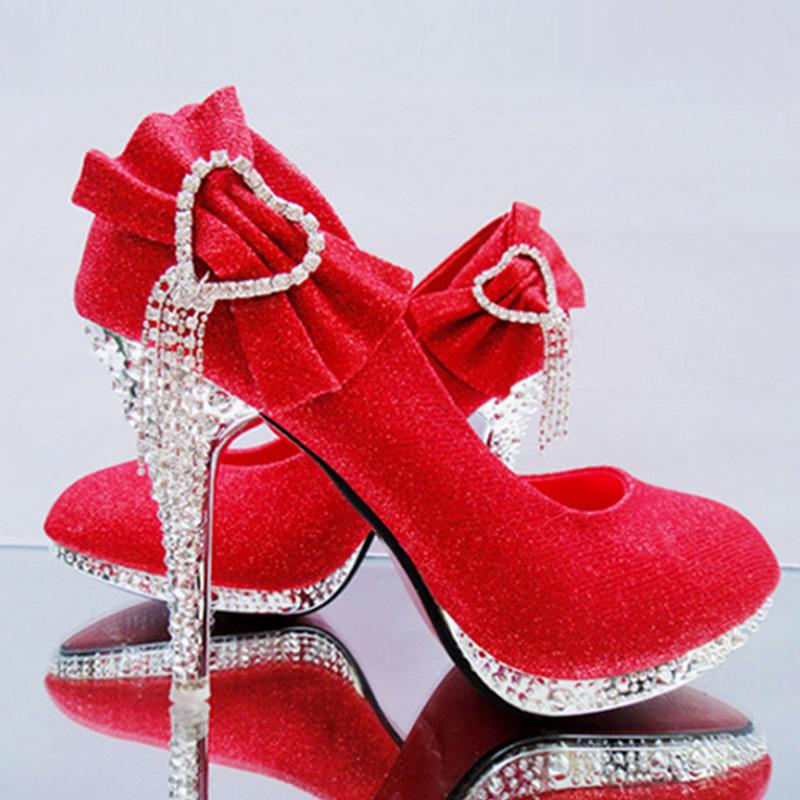 

Dress Shoes 2022 Party Women Sexy Ladies High Heels Pumps Thin Heel Woman Wedding Rhinestone YX722, Golden 9cm