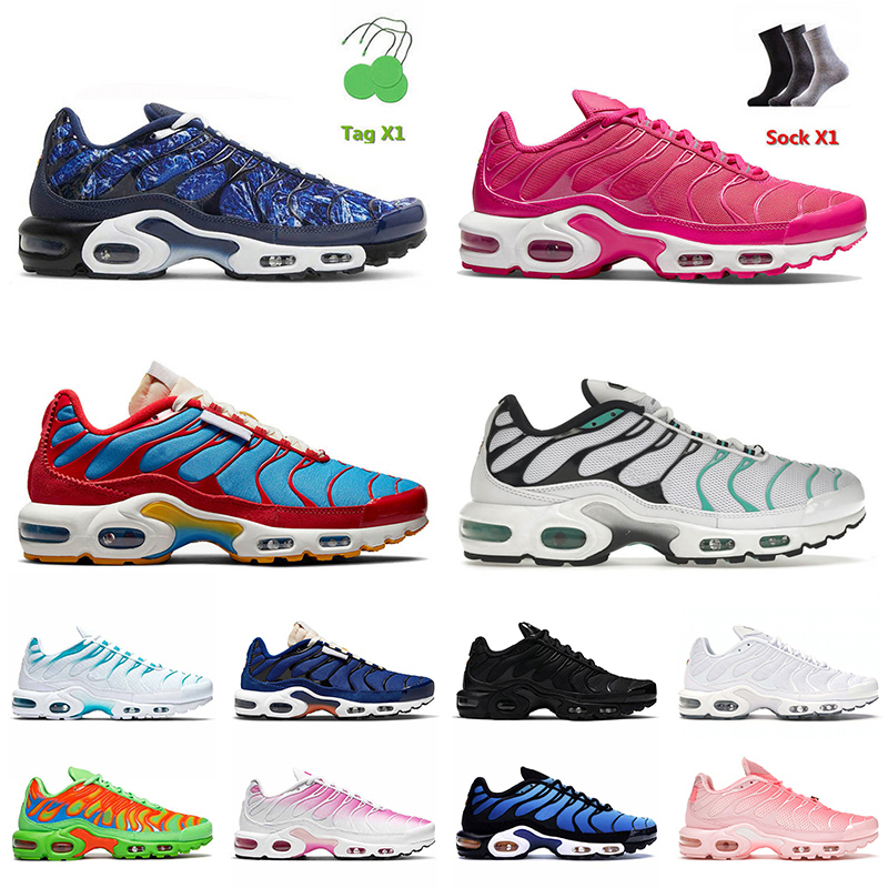 

Tn Plus Trainers 2022 Women Mens Sports Running Shoes Outdoor Runners Midnight Navy Shattered Hyper Jade Persian Violet Triple White Black Tnplus Tns Sneakers, C16 gradient black red 40-46