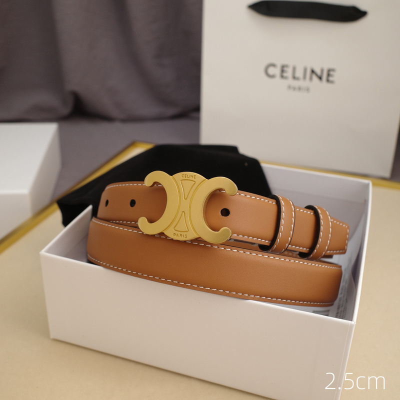 Classical Belt Designer Luxury Women Belt 2.5cm Orgianl Real Leather Belts Copper Buckle With Box Packing 3 colors