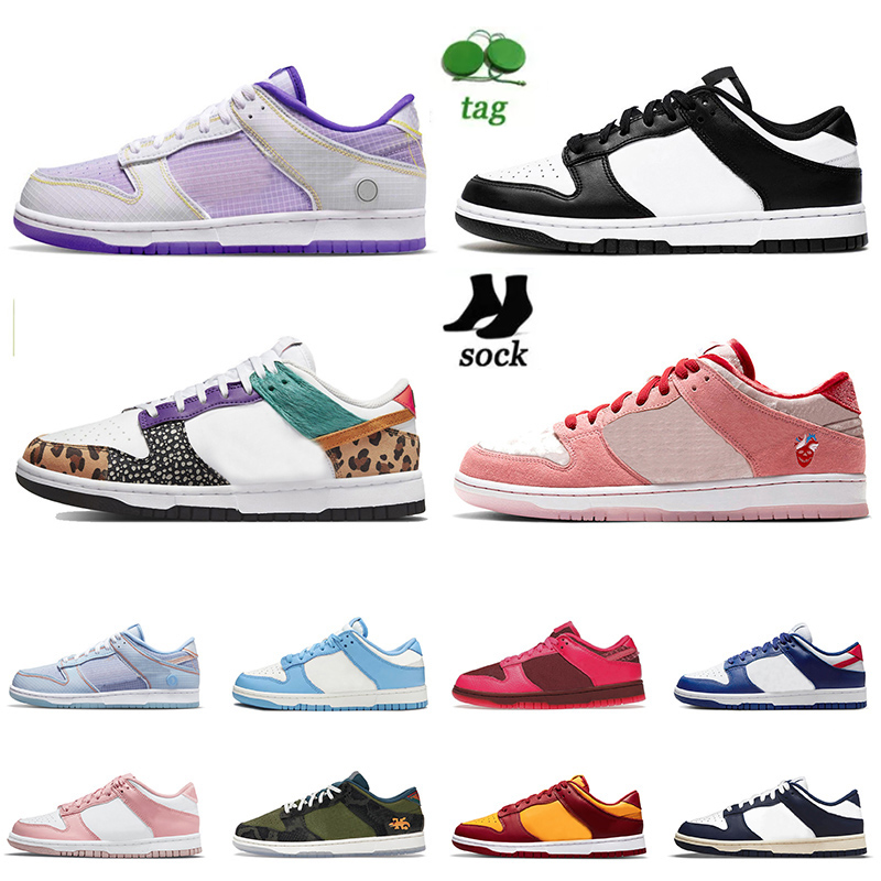 

Mens Trainers Flat Low OG Running Shoes Dk Low Designer Women Union Purple Court Safari Mix Black White Valentines Day Cactus Jack Panda Jogging Sneakers Sports, C24 pink velvet 36-40