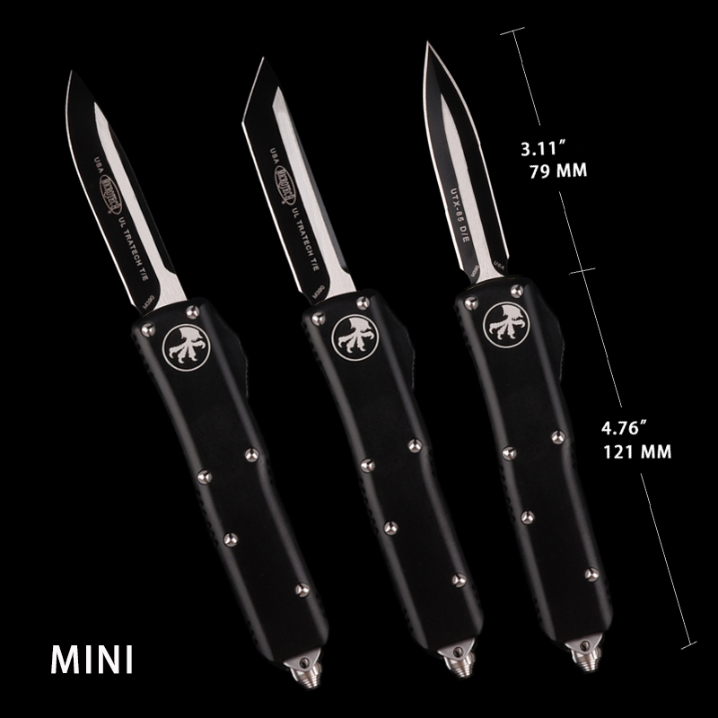 

MINI automatic knives pocket auto Knife DOUBLE action tactical folding knifes edc GIFT hunting men grooming