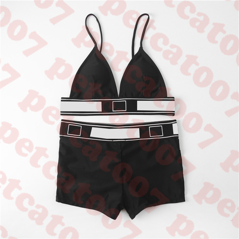 

Brand Womens Bikini Bra Set High Waist Women Swimwear Boxer Padded Push Up Ladies Swimsuit Two Colors, Please contact me real pictures