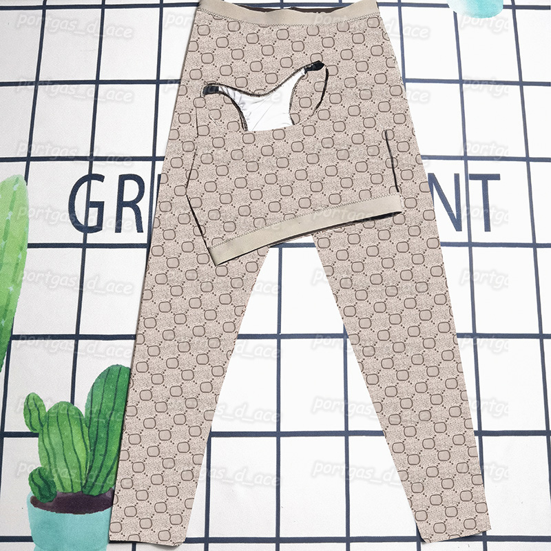 

Luxury Women Tracksuit Sexy Padded Sports Gym Yoga Tank Tops Leggings Set High Rise Webbing Design Yoga Outfits Fashion Ladies Sportswear, Beige with label