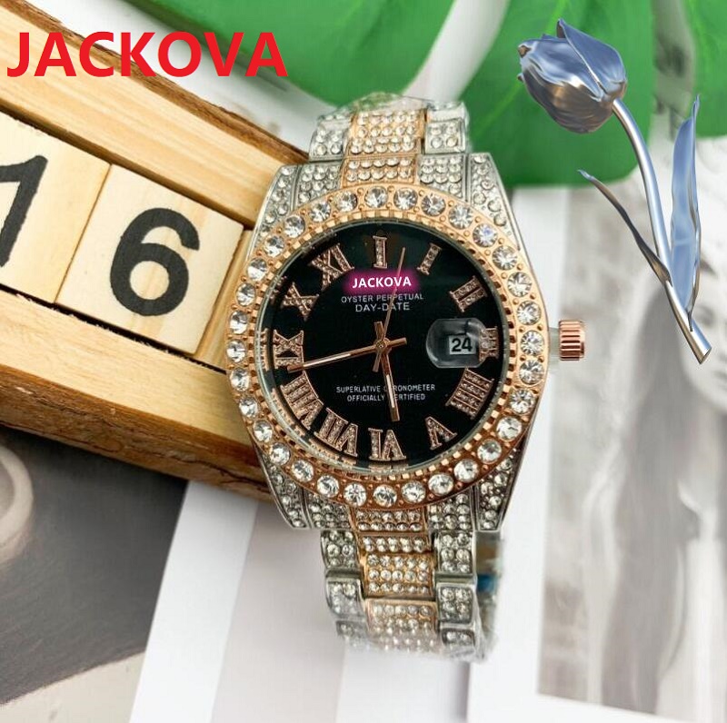 

diamonds rhinestone quartz watch USA fashion trend men woman watches lover color student wristwatch couple Gifts Iced Out Clock Montre De Luxe, As pic