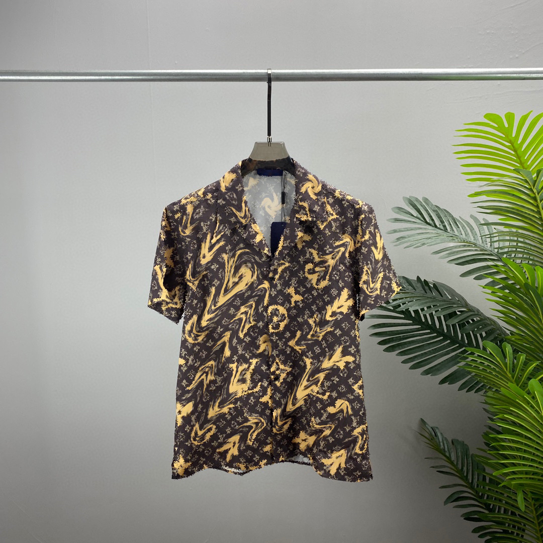 

2022ss spring and summer new shirt high grade cotton Sweatshirts printing short pants sleeve round neck panel T-Shirt Size: m-l-xl-xxl-xxxl Color: black white ya304, Customize