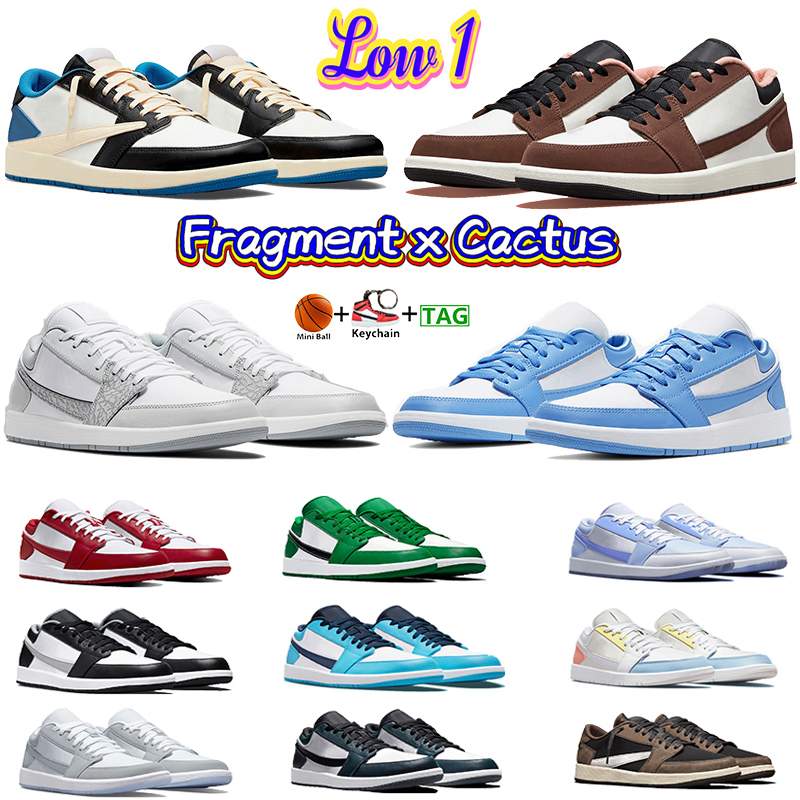 

Top Fashion Jumpman 1 Low Basketball Shoes 1s Wolf Grey Carbon Fiber All-Star Arctic Punch Black Toe Fragment Reverse Mocha UNC Grey Camo Mens Trainers Women Sneakers, Nude