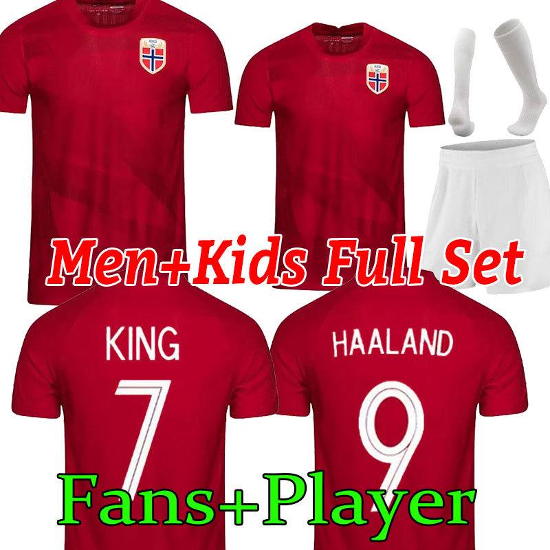 

Haaland 22 23 Norwaies Soccer Jersey 2022 2023 noruega ODEGAARD Berge King camisetas de futbol national team Football Uniforms thailand world cup FULL SET KIT SOCKS, Home+patch