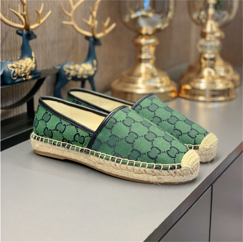 

2022 designers luxury Dress Shoes loafers women casual sandals laid-back classic soles comfortable trainers Super Fisherman fashion set of flat Sport size 35-40, Green