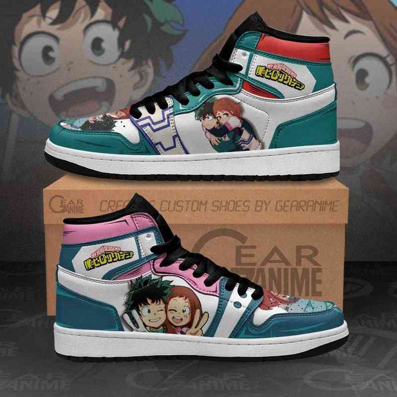 

Izuku and Uraraka Sneakers My Hero Academia Anime Shoes, Others