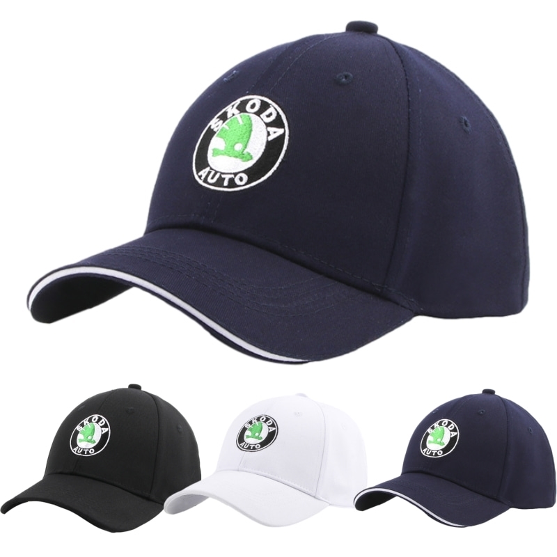 

Cute Baseball Cap for Skoda Dad Hat Adjustable Fashion Visors Gorras Women Men Trucker Running Fishing Hip Hop Casual Streetwear, Black