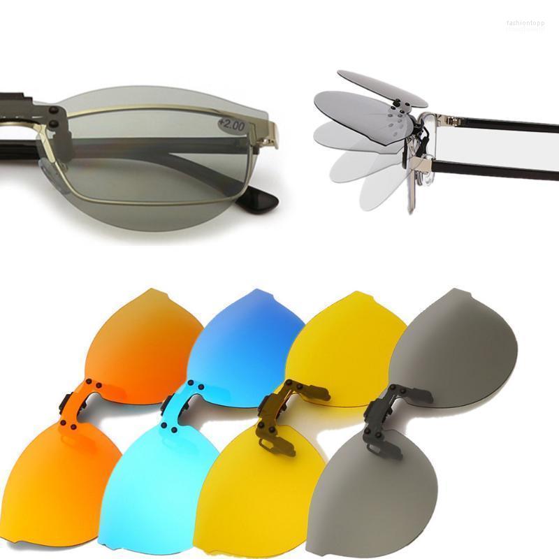 

Fashion Sunglasses Frames Polarized Clip On Men Women Sports Eyewear Driving Clip-on Night Vision Lens Pochromic EyeglassesFashion