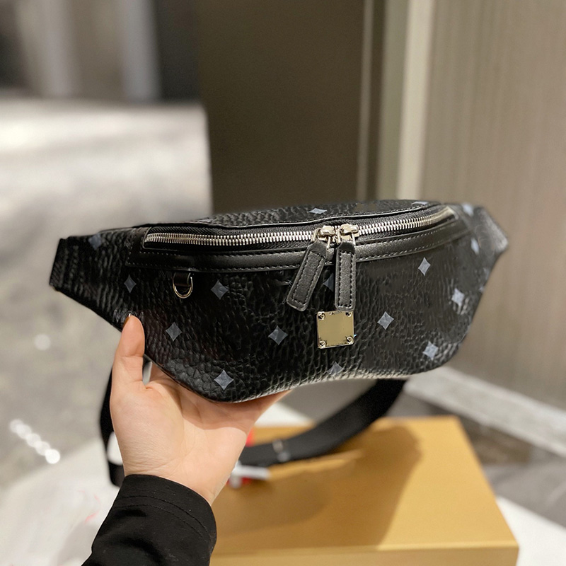 

Luxurys fanny pack designers belt bag Mens and womens versatile fashion cow leather waist bag high quality leisure large capacity One Shoulder Messenger chest bags, As pics