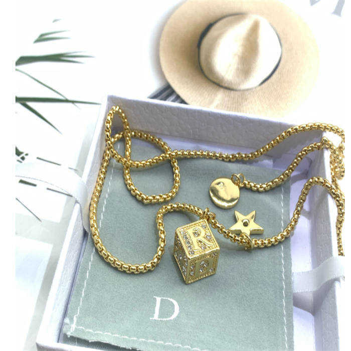 

Classic Designer Jewelry Ladies Stereo (Bracelet, Earrings & Necklace Rings High Quality Pure Copper Material Couple Wedding Birthday Gifts, Mixed colors