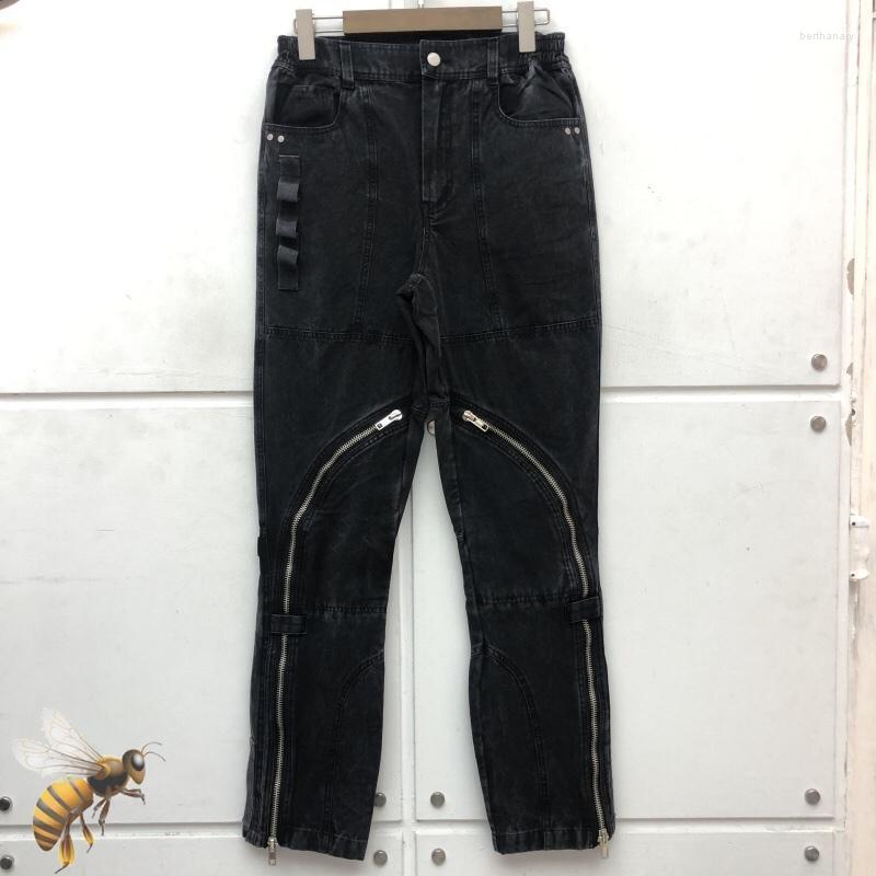 

Men's Jeans Heavy Fabric Unisex Vintage Men Women Casual Washing Do Old Zipper Trouser LegsMen's Bert22