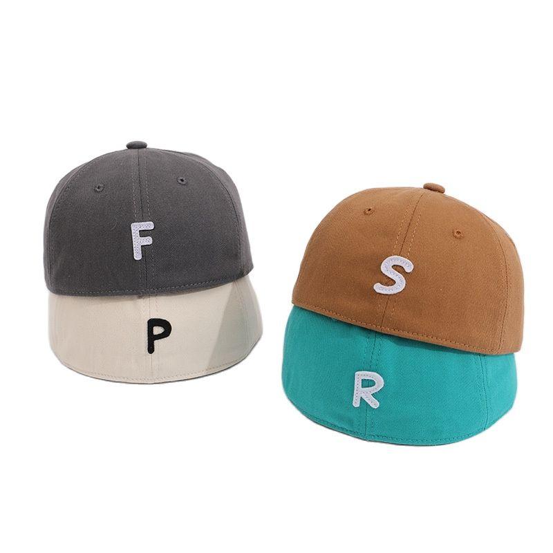 

Berets Doit 2022 Boy Kids Docker Cap Brimless Hat Spring Girl Beanie Hats Cotton ASPFRK Letters Child Landlord Sailor Melon CapsBerets, Black