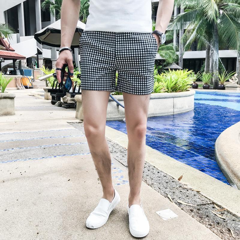 

Men's Shorts Summer Comfortable Beachwear Homme Fashion Boardshorts Breathable Male 2022 Casual Board Short Beach Plaid Men, Subbox