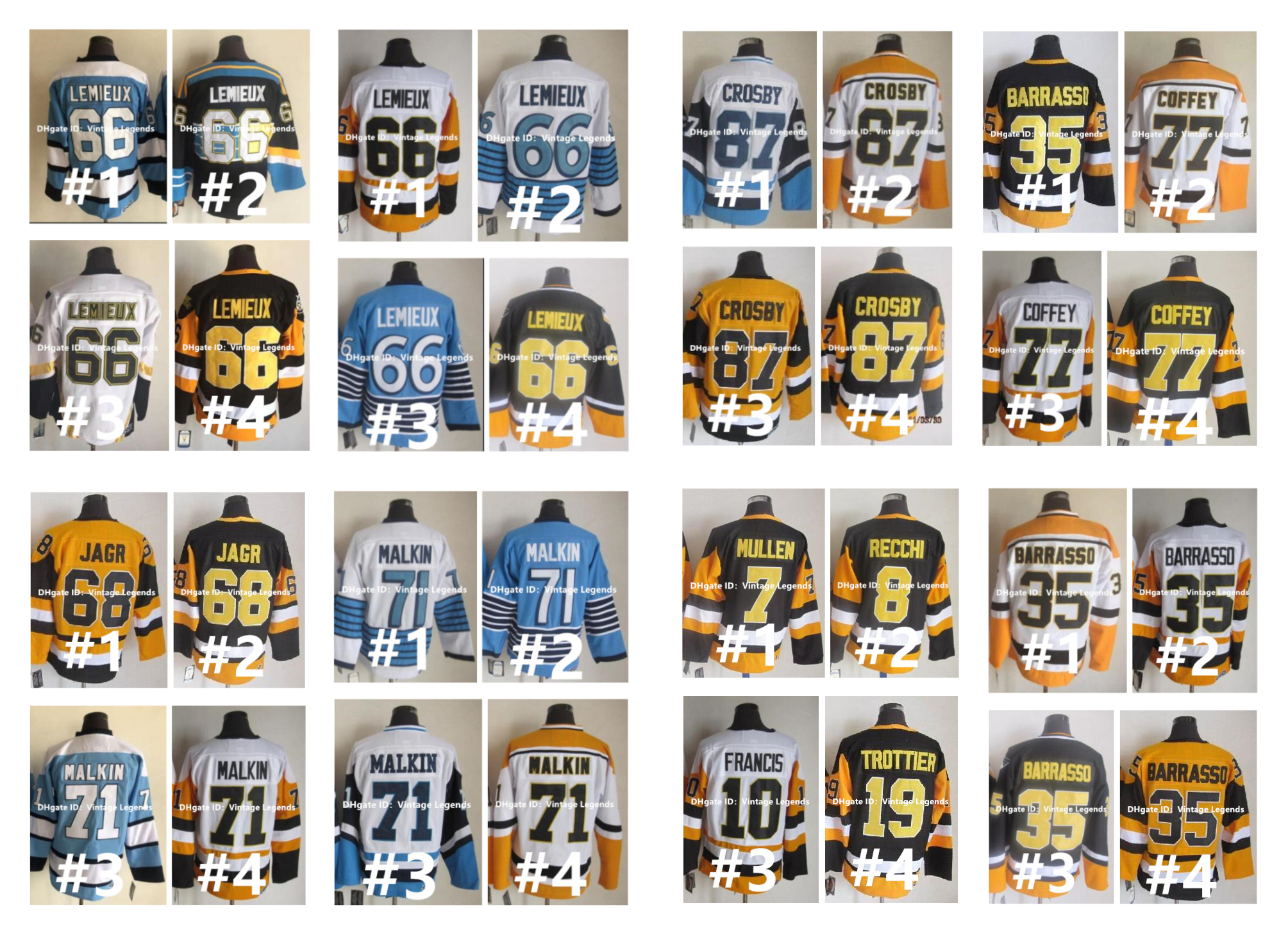 

Vintage Penguins CCM Hockey Jersey Lemieux Jaromir Jagr Sidney Crosby Evgeni Malkin Paul Coffey Joe Mullen Mark Recchi Ron Francis Tom Barrasso Larry Murphy, As pic