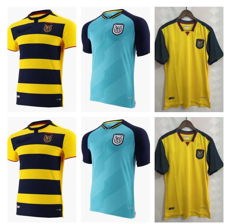 

Ecuador 22 23 Copa America soccer jersey home away Pervis Estupinan 2022 2023 ywllow blue Gonzalo Plata Michael Estrada football shirts, 2021