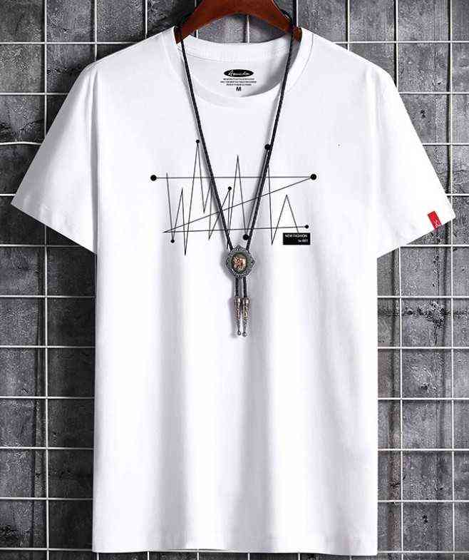 

Mens Designer t shirts Clothes Summer Simple Street Wear Fashion Men Cotton Tshirt Line Casual mens Tee T-shirt White Black Plus Size, Yellow