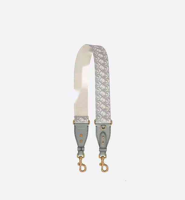 

Top brand design 2233 woman's Letter plaid Oblique Saddle shoulder strap LADY CARO bag accessories strap Genuine Leather LINGOT BOBBY Quilted bags belt