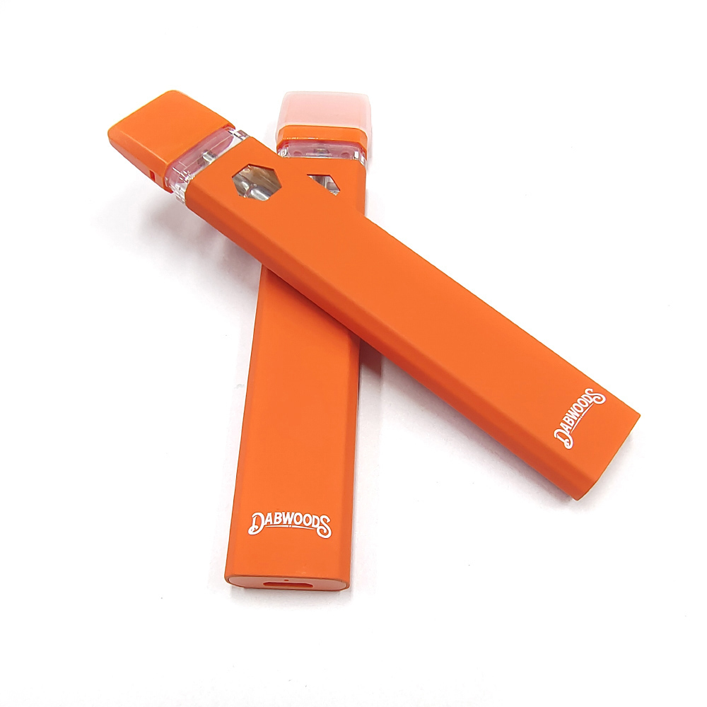 

Dabwoods Vape Pen Empty Bar Disposable Vape Pod E Cigarette 280mAh Rechargeable Battery 1000mg Ceramic Coil Pods 1.0ml for Thick Oil