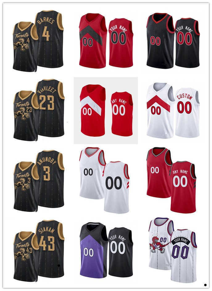 

75th Custom Jersey Toronto''Raptors''MEN Women Youth 23 Fred VanVleet 4 Scottie Barnes 33 Gary Trent Jr. Pascal 43 Siakam Basketball Jerseys, Color